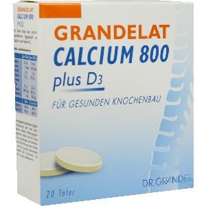 Calcium 800 plus D3 Grandelat Kautaler, 20 ST