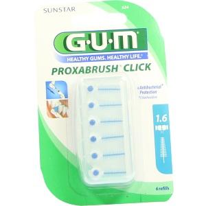 GUM PROXABRUSH CLICK NACHF TANNE, 6 ST
