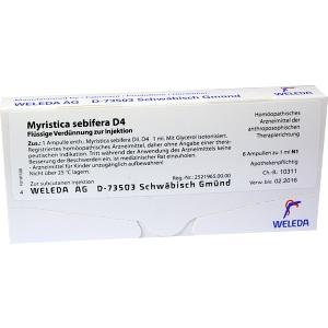 MYRISTICA SEBIF D 4, 8 ST