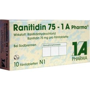 Ranitidin 75 -1 A Pharma, 10 ST