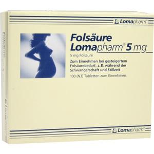 Folsäure Lomapharm 5mg, 100 ST
