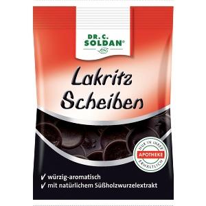 Soldan Lakritz-Scheiben zuckerhaltig, 40 G