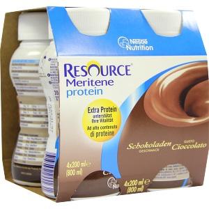 Resource Meritene Protein Schokolade neue Rezeptur, 4X200 ML