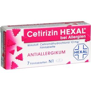 Cetirizin Hexal bei Allergien, 7 ST