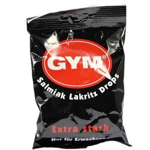 Gym Salmiak Lakritz Drops-Tüte zuckerhaltig, 100 G