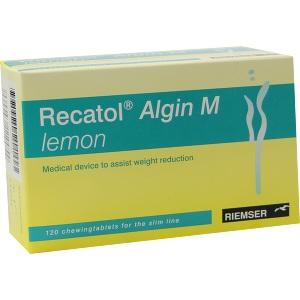 Recatol Algin M lemon, 120 ST