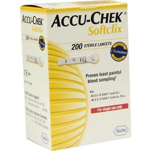 ACCU CHEK SOFTCLIX LANCET, 200 ST