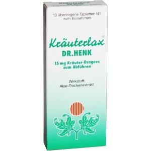 Kräuterlax DR.Henk 15mg Kräuter-Dragees z. Abführen, 10 ST