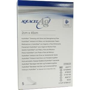 Aquacel-Ag Tamponade 2x45cm, 5 ST