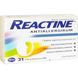 REACTINE Tabletten, 21 ST