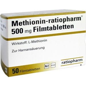 Methionin-ratiopharm 500mg Filmtabletten, 50 ST