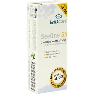 lenscare SeeOne 55 -4.00, 1 ST