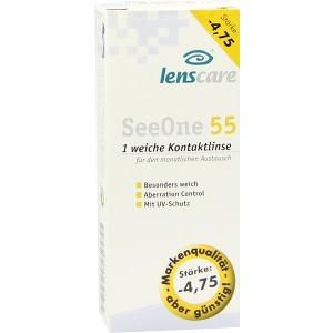 lenscare SeeOne 55 -4.75, 1 ST