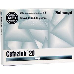 Cefazink 20mg, 20 ST