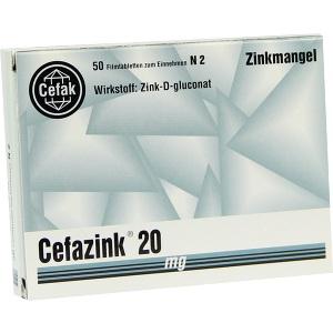 Cefazink 20mg, 50 ST