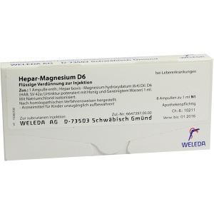 HEPAR MAGN D 6, 8x1 ML