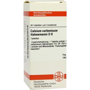 CALCIUM CARB HAHNEM D 8, 80 ST