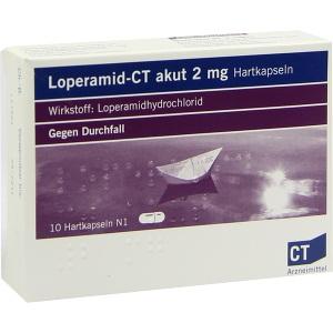 loperamid - CT akut 2mg Hartkapseln, 10 ST