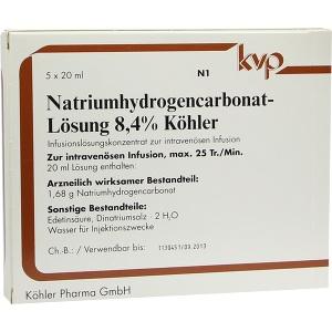 Natriumhydrogencarbonat-Lösung 8.4% Köhler, 5x20 ML
