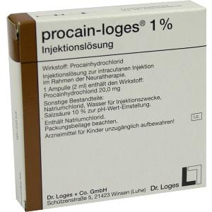 procain-loges 1% Injektionslösung, 5x2 ML