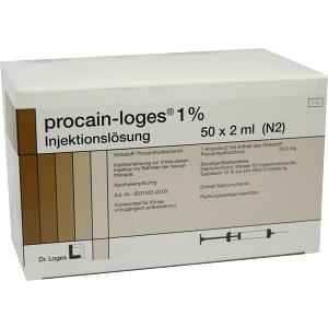 procain-loges 1% Injektionslösung, 50x2 ML