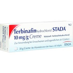 Terbinafinhydrochlorid STADA 10mg/g Creme, 30 G