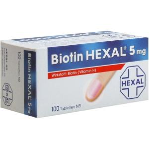 Biotin HEXAL 5mg, 100 ST