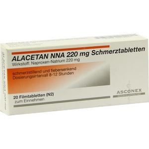 Alacetan NNA 220mg Schmerztabletten, 20 ST