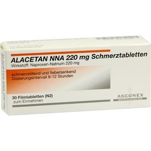 Alacetan NNA 220mg Schmerztabletten, 30 ST