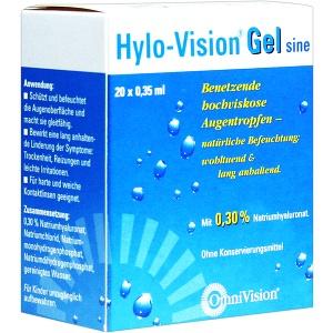 Hylo-Vision Gel sine, 20x0.35 ML