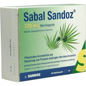 Sabal Sandoz 320mg Weichkapseln, 60 ST