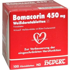 Bomacorin 450mg Weißdorntabletten N, 100 ST