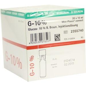 Glucose 10% Braun Mini-Plasco connect, 20x10 ML