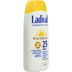 Ladival Kinder Sonnenmilch LSF25, 200 ML