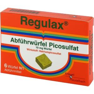 Regulax Abführwürfel Picosulfat, 6 ST