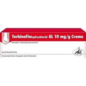 Terbinafinhydrochlorid AL 10mg/g Creme, 15 G