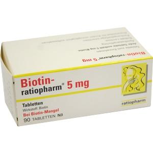 Biotin-ratiopharm 5 mg, 90 ST