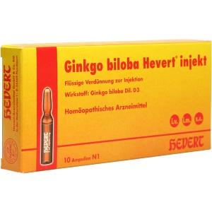 Ginkgo biloba Hevert injekt, 10 ST
