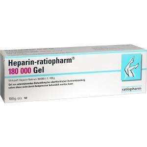 HEPARIN RATIOPHARM 180000, 100 G