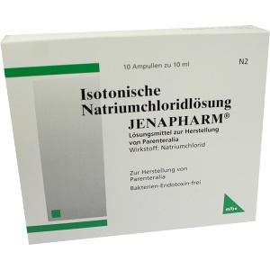 ISOTONISCHE NATRIUMCHLORID JENAPHARM, 10x10 ML