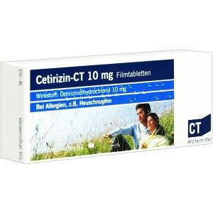 Cetirizin - ct 10mg Filmtabletten, 20 ST