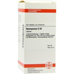 HYOSCYAMUS D30, 200 ST