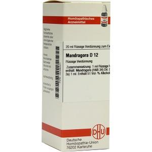 MANDRAGORA D12, 20 ML