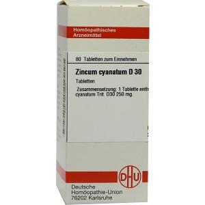 ZINCUM CYANATUM D30, 80 ST
