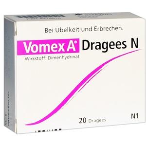 VOMEX A DRAGEES N, 20 ST