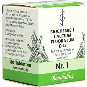 Biochemie 1 Calcium fluoratum D 12, 80 ST