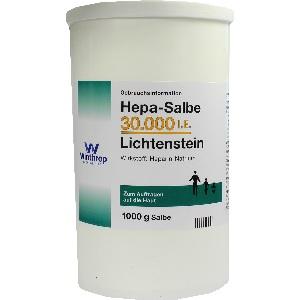 Hepa-Salbe 30000 I.E. Lichtenstein, 1000 G