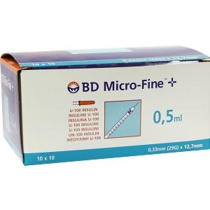 BD Micro-Fine+ U100 Ins.Spr.12.7mm, 100x0.5 ML