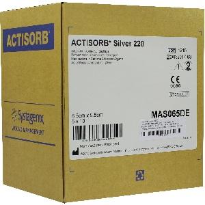 ACTISORB 220 SILVER 9.5x6.5cm steril, 50 ST