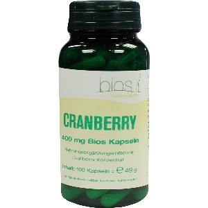 Cranberry 400mg Bios Kapseln, 100 ST